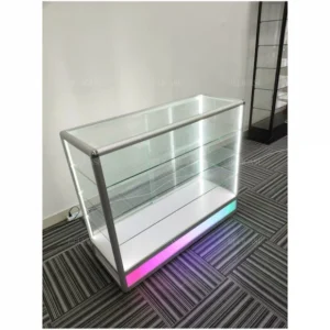 SSD0005 glass display case for vape side view 1